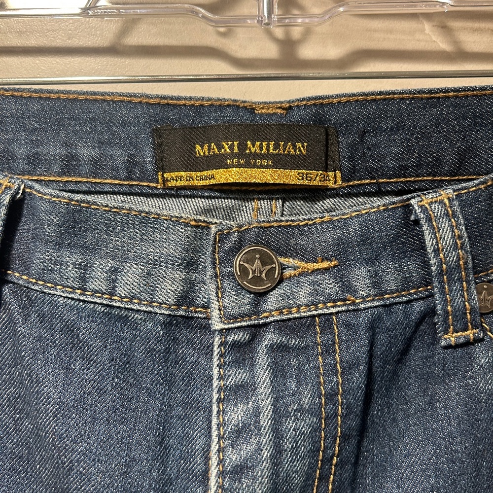 Maxi Milian New York Distressed Jeans Men’s 36/34 - Picture 3 of 11